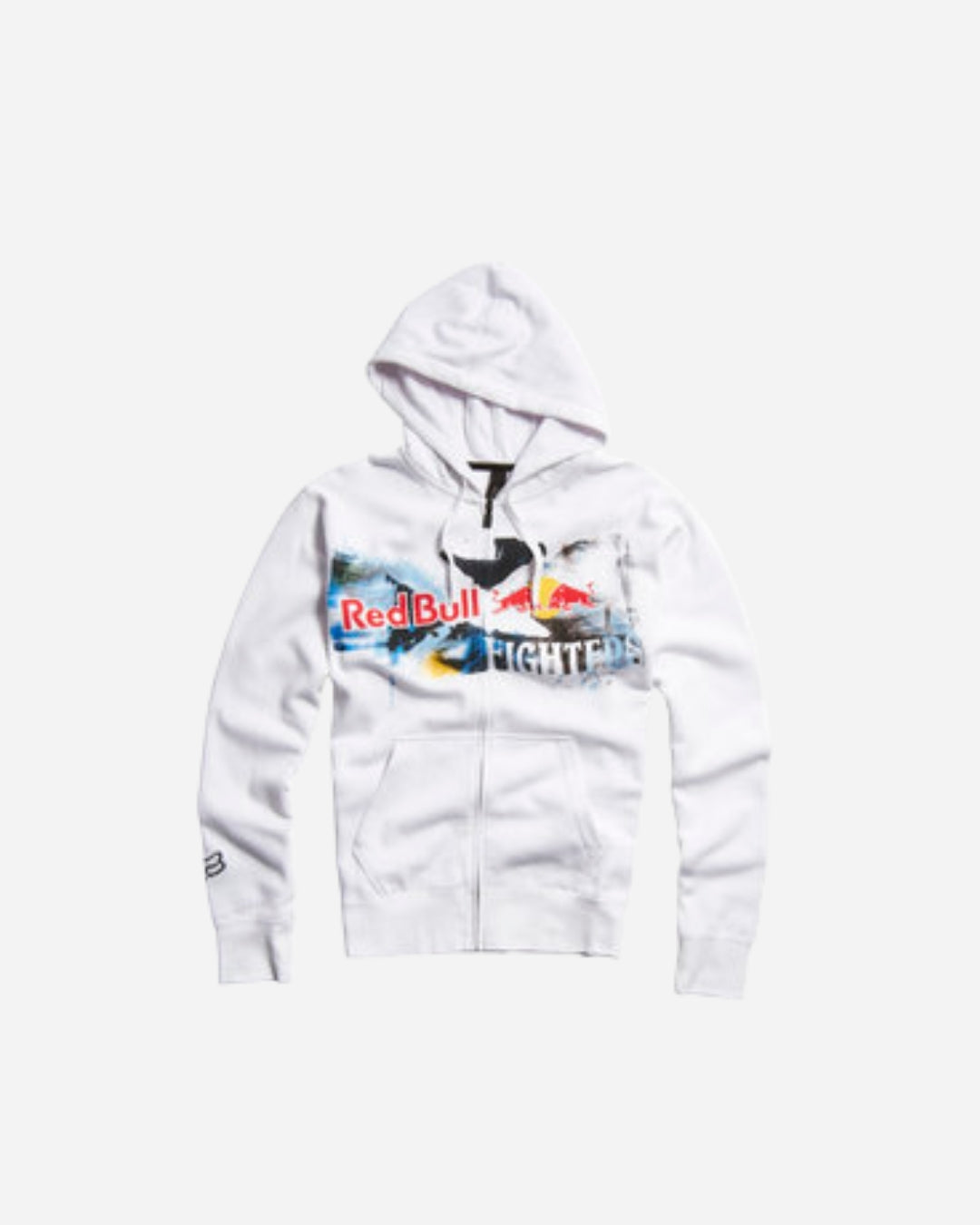 Fox Racing Red Bull Neg Space Zip-Up Hoodie - White