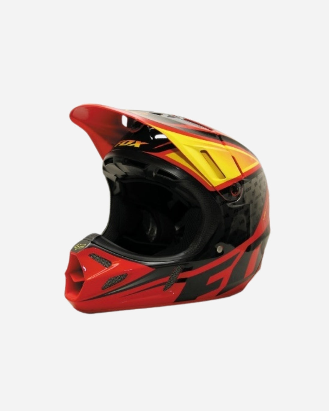 Casque Fox Racing V4 Reed Remplacement - Rouge/Jaune