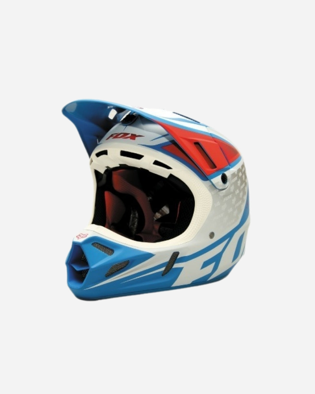 Fox Racing V4 Reed Helmet - White/Red/Blue