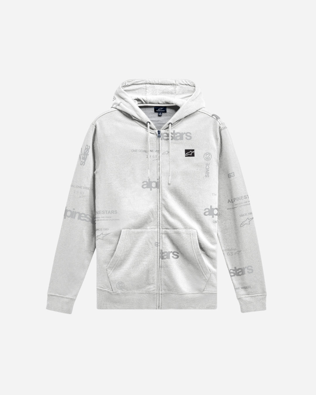 Sweat à capuche zippé Alpinestars Plenitude - Blanc