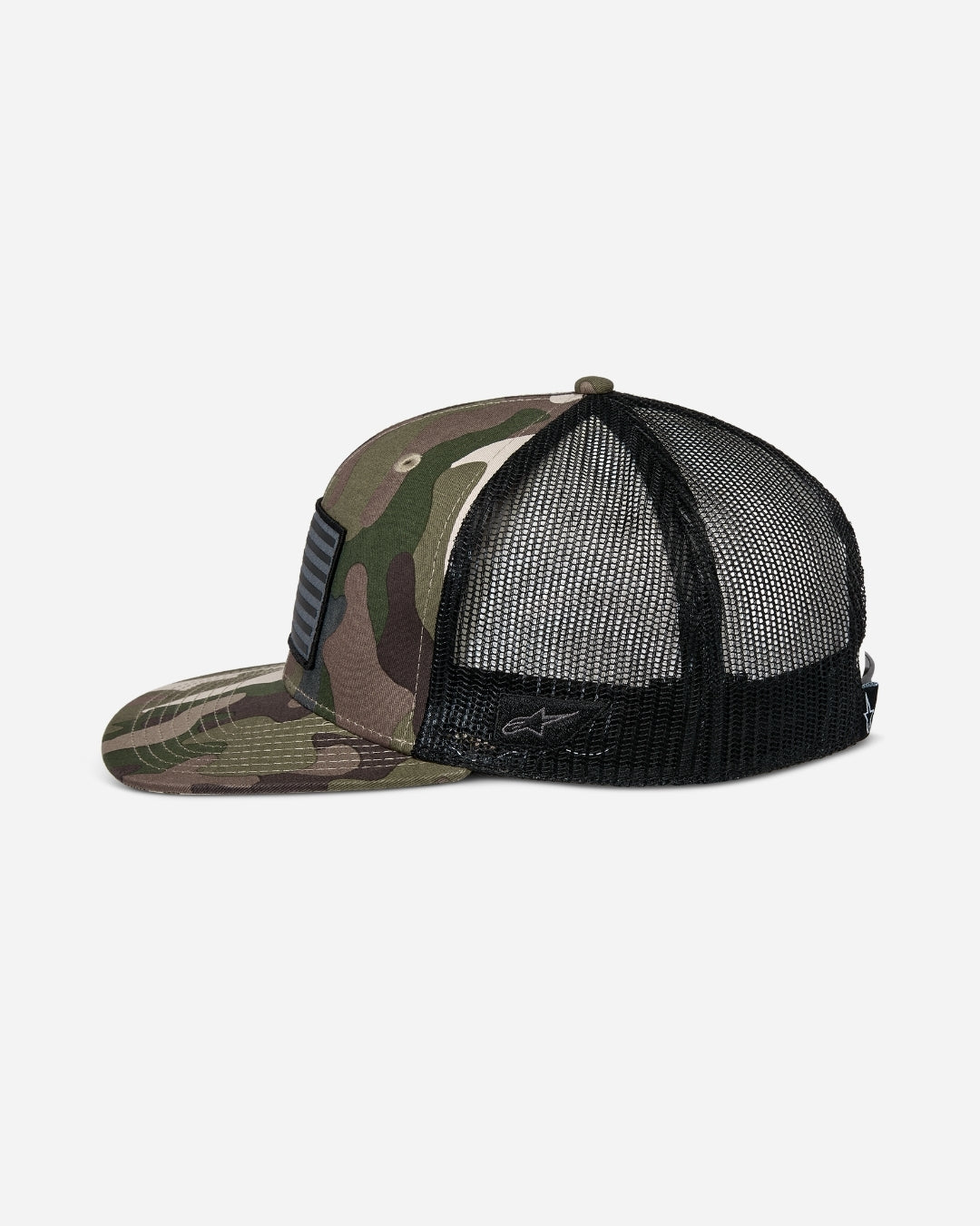 Casquette Trucker Alpinestars Flag Flat - Camouflage vert/Noir