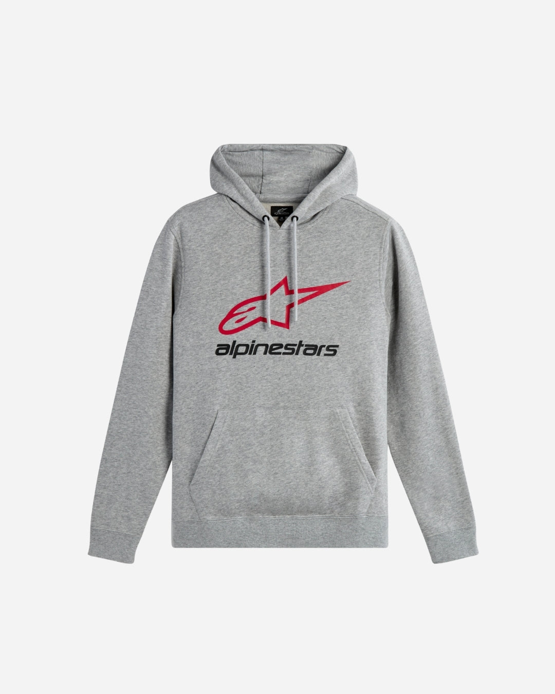 Sweat à capuche Alpinestars Always V3 - Gris chiné/Rouge/Noir