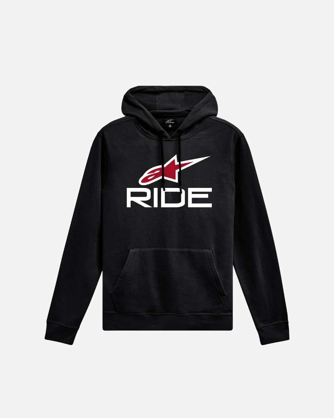 Alpinestars Ride V3 Hoodie – Schwarz/Weiß/Rot