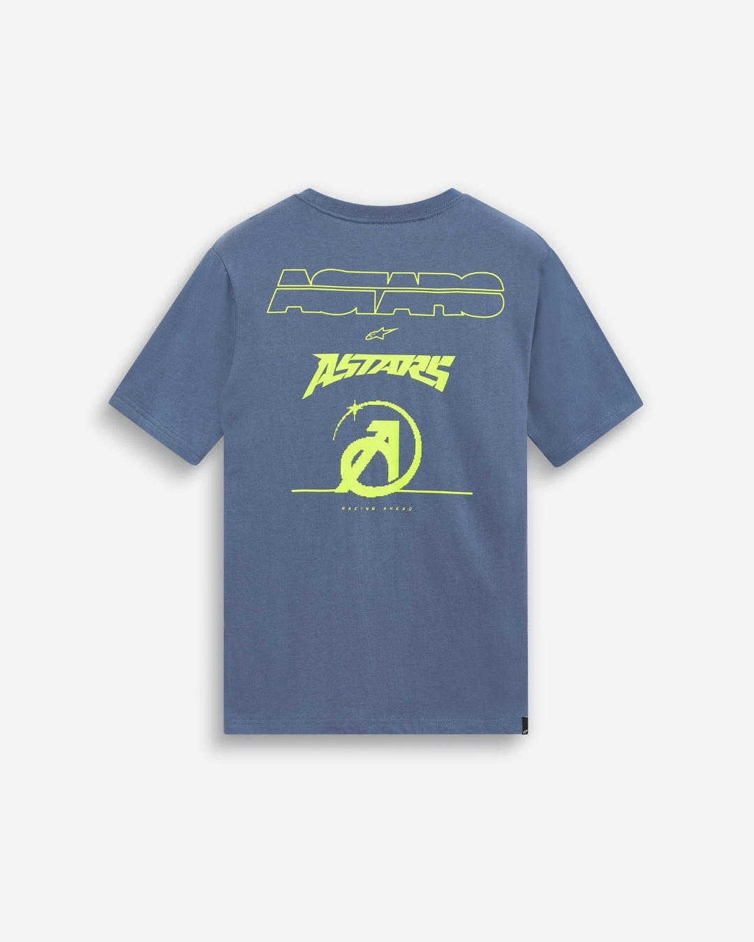 Alpinestars Kurzarm-T-Shirt mit auffälligem Rückendesign – Blau