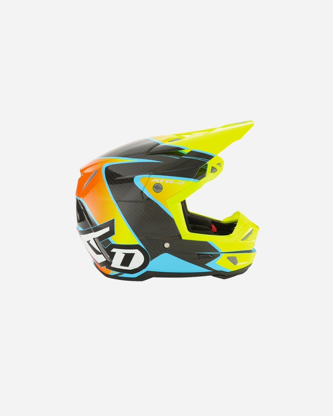 Casque 6D Helmets ATR-3 Wave - Cyan/Orange Néon/Jaune