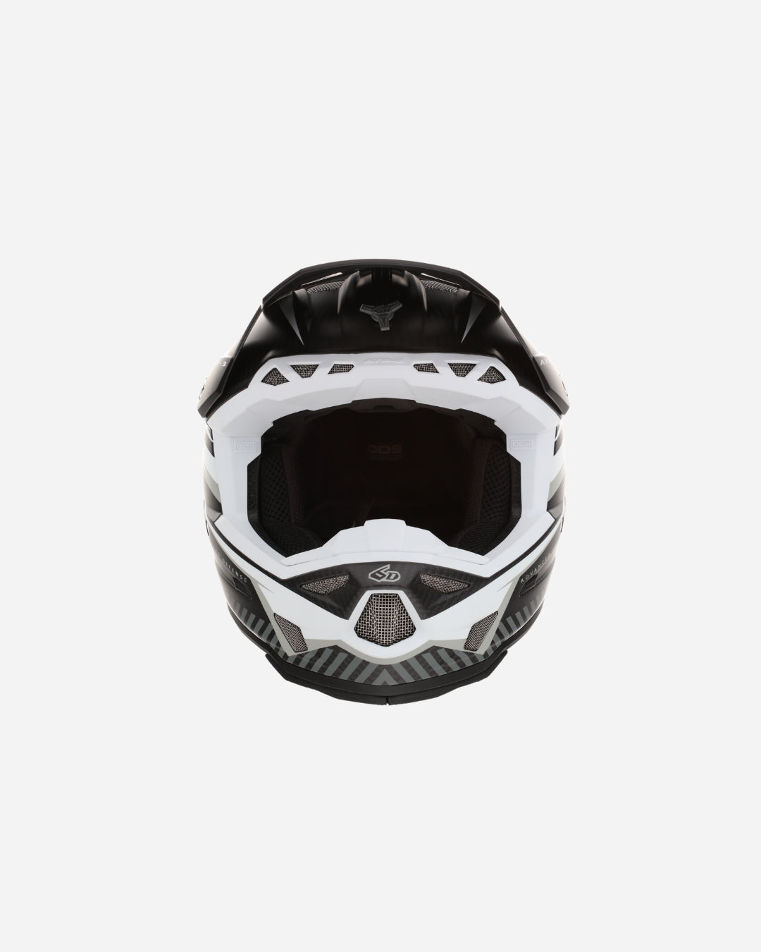 Casque 6D ATR-3 Rival Graphic - Blanc Mat (Homologué FIM) FRHPhe-02