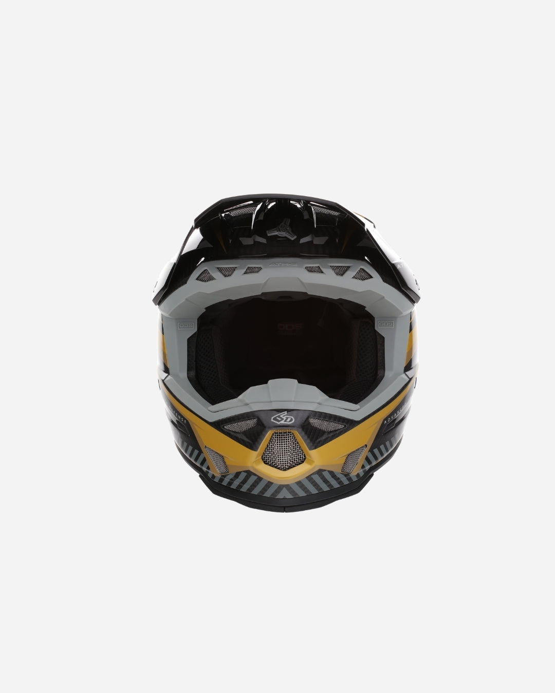 6D ATR-3 Rival Graphic Helmet - Gloss Gold (FIM Approved) FRHPhe-02