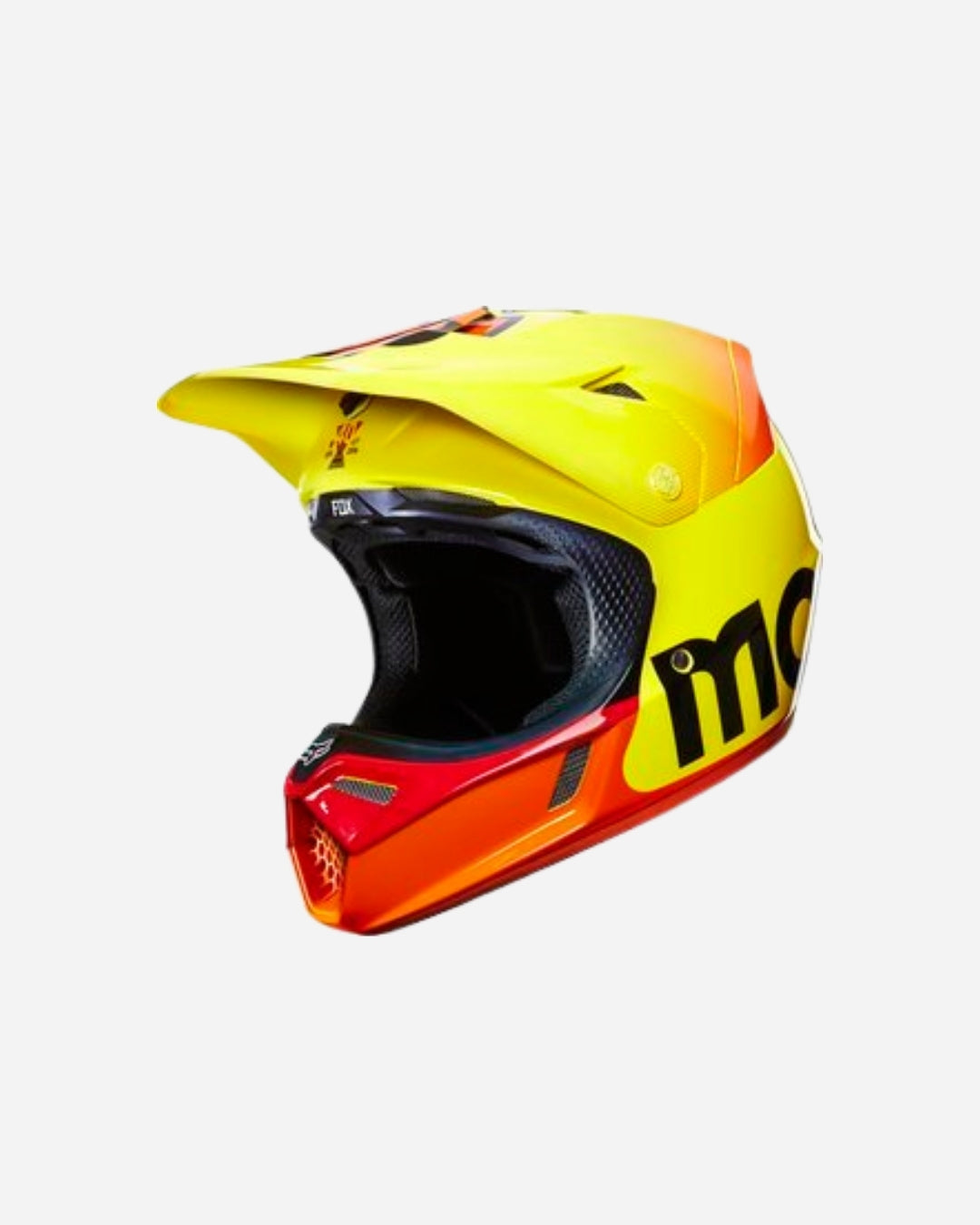 Casque Fox Racing V3 40e Anniversaire Édition Limitée - Jaune