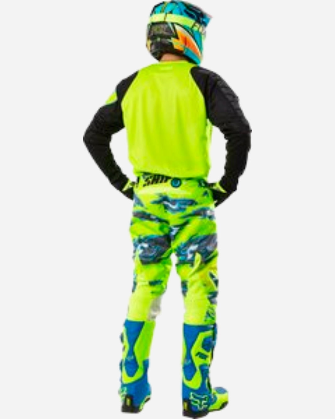 Maillot Shift Racing Strike - Jaune Camo