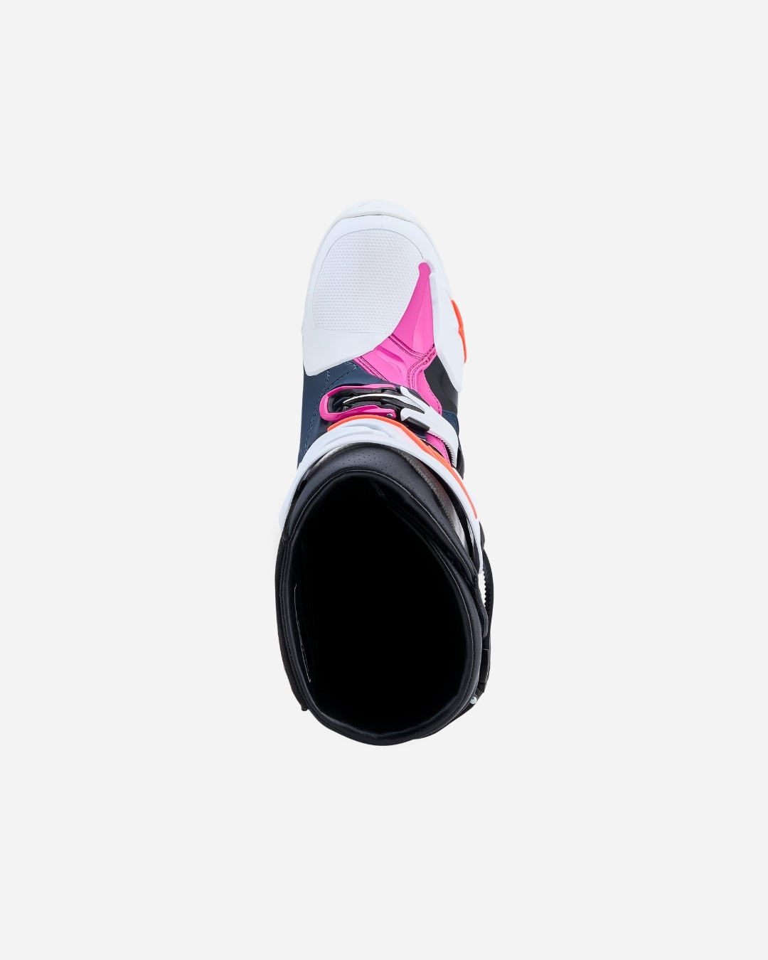 Alpinestars Tech 10 Supervented Boots - Dark Blue/White/Black/Fuchsia