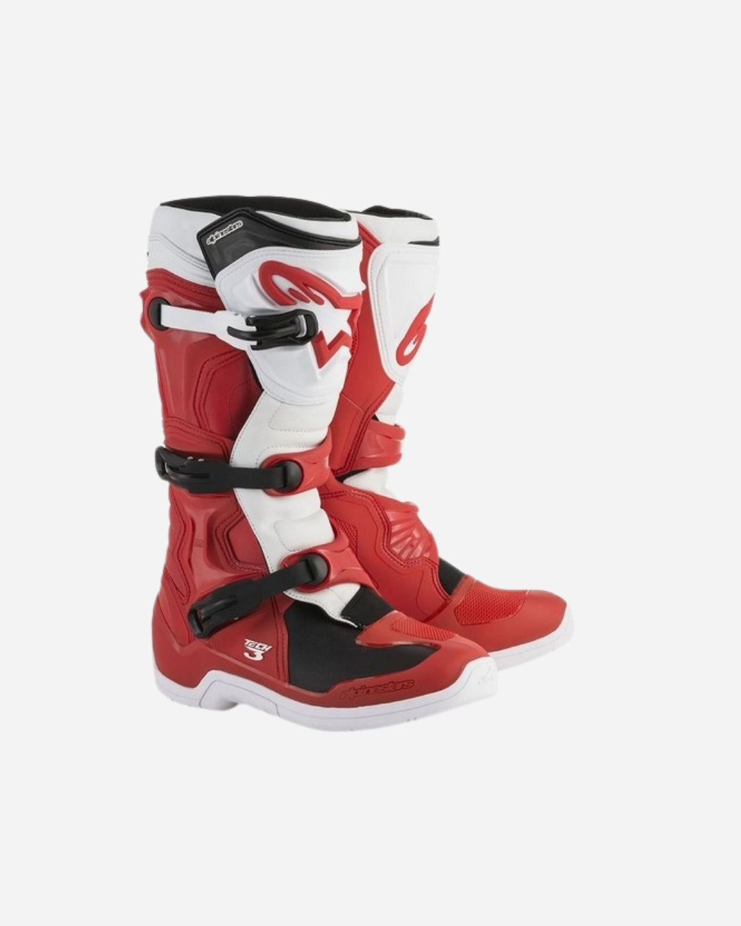 Stivali Alpinestars Tech 3 - Rosso/Bianco
