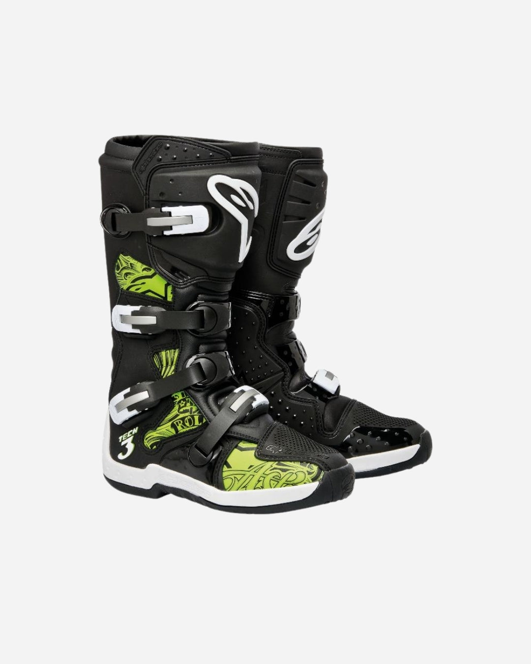 Alpinestars Tech 3 Boots - Black/Green