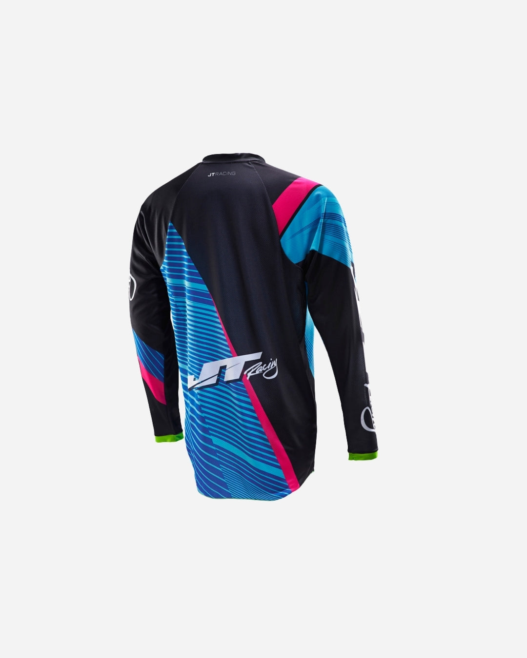 Maillot JT Racing Flex - Noir/Bleu/Rose