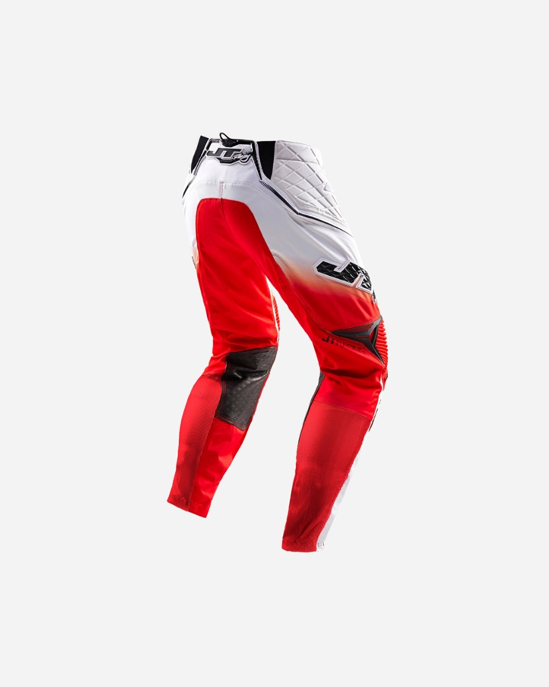 Pantalon JT Racing Protek V - Blanc/Rouge/Noir