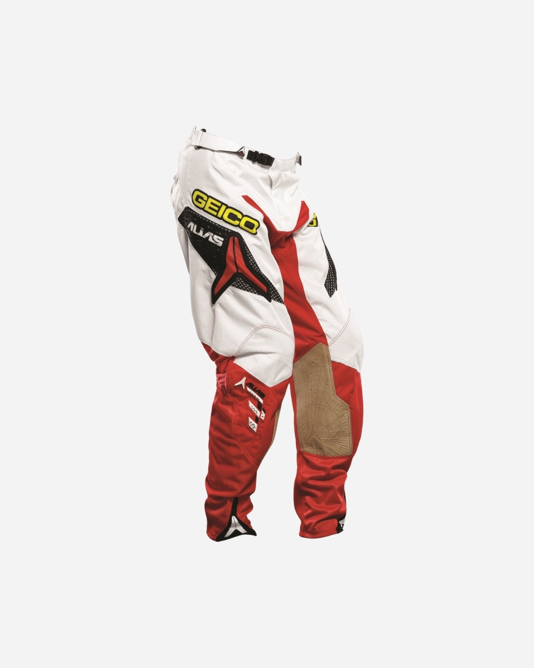 Alias Racing A1 Pants - White/Red Geico