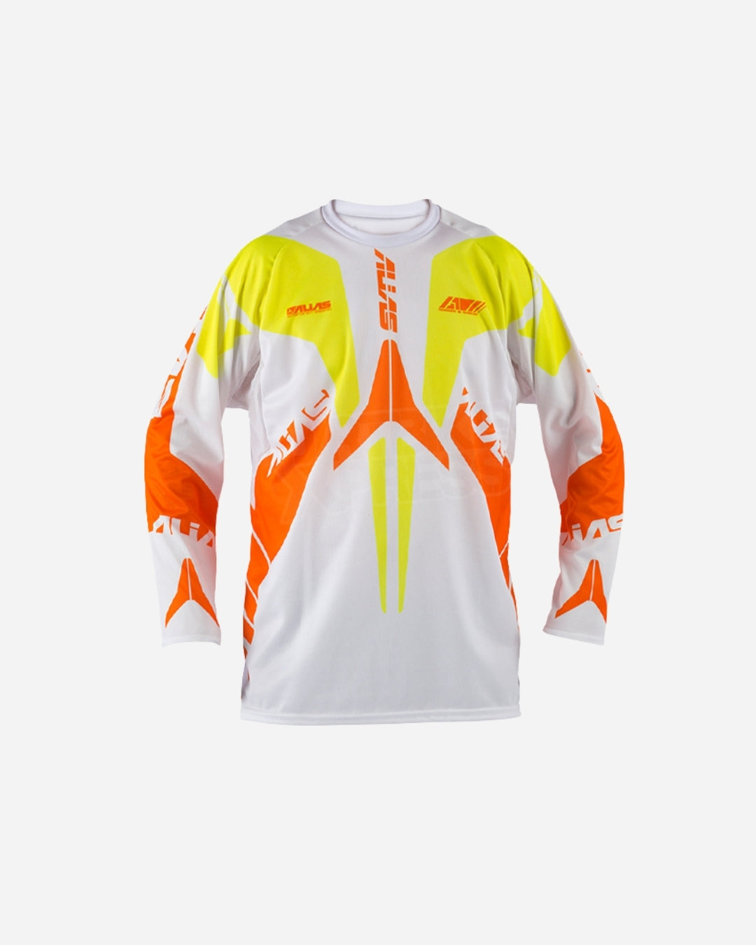 Maillot Alias Racing A1 - Orange Néon/Jaune Néon