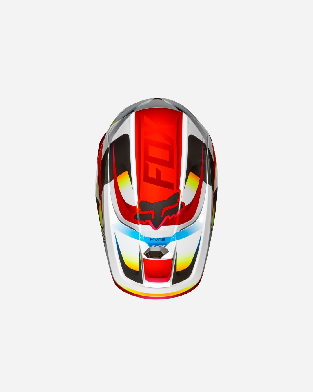Casque Fox Racing V1 Motif - Rouge/Blanc