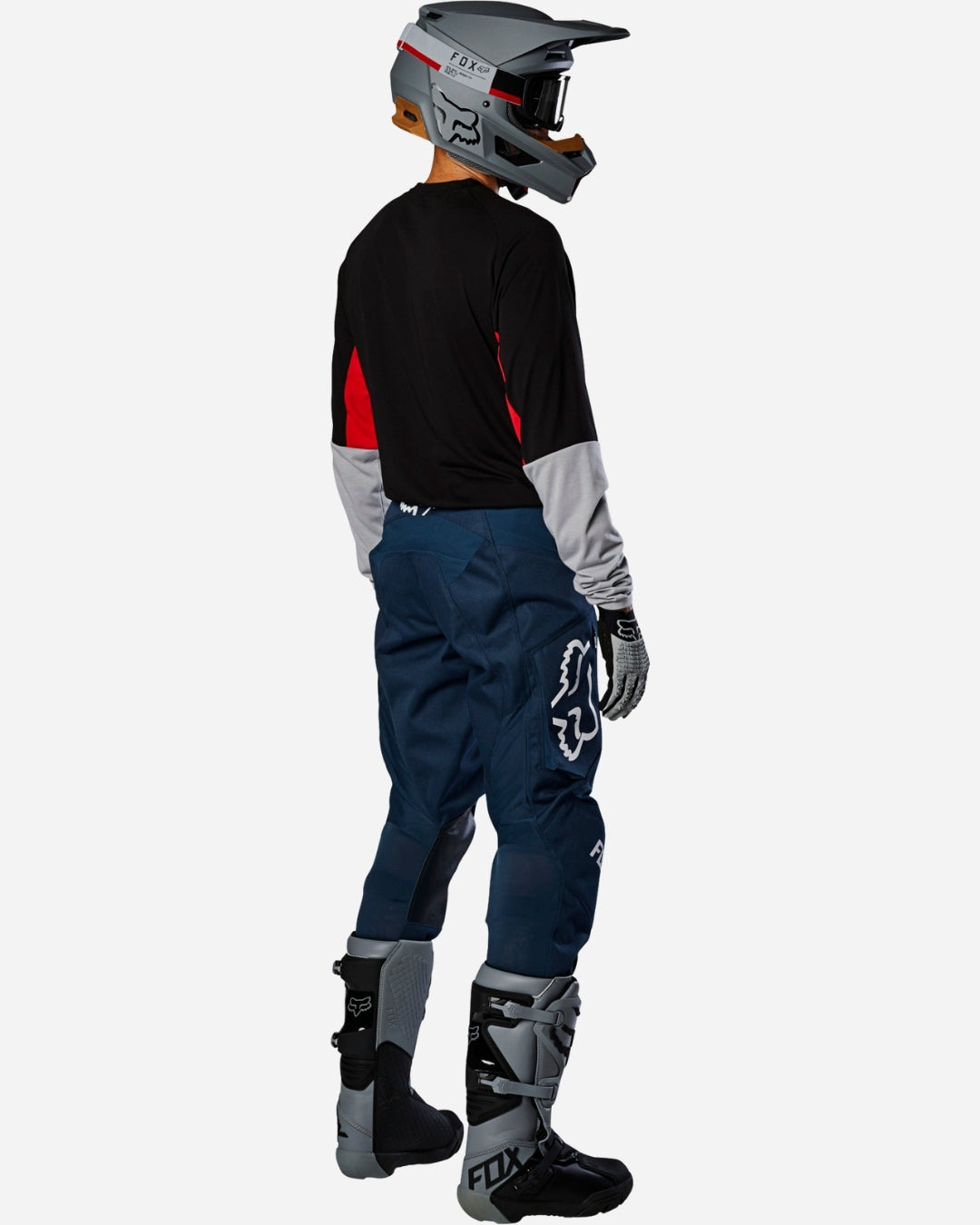 Pantalon Fox Racing Flexair Honda - Marine/Rouge