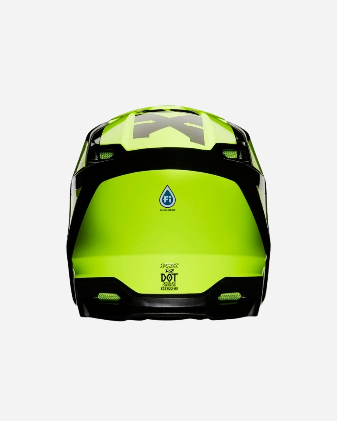 Casque Fox Racing V2 Hayl - Jaune fluo
