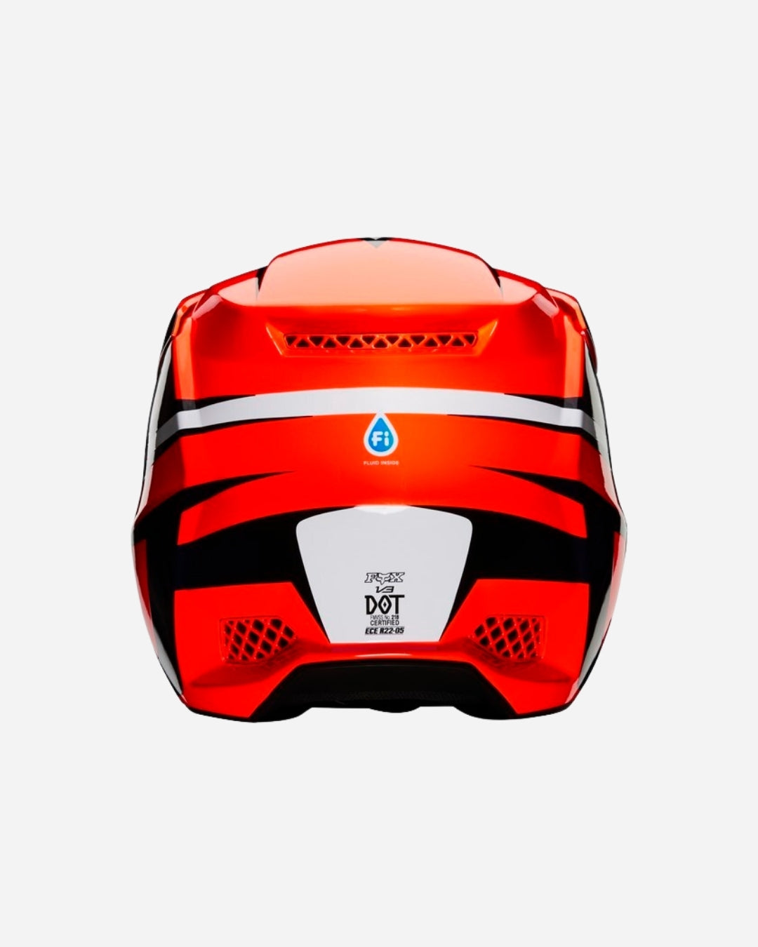 Casque Fox Racing V3 Idol - Orange/Bleu