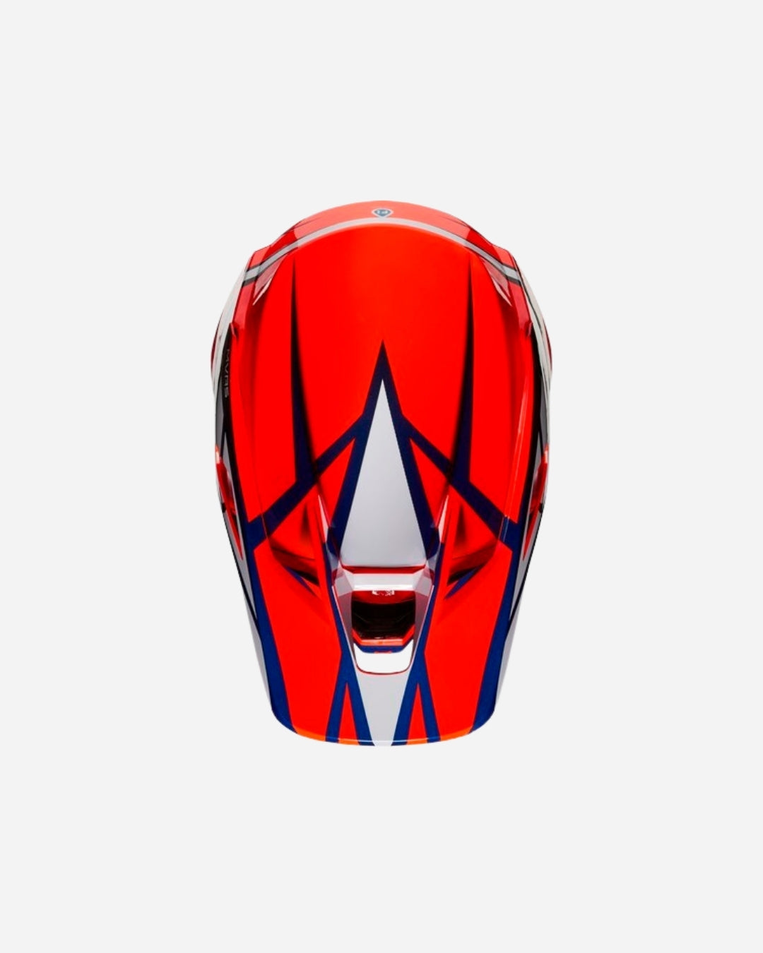 Visière Fox Racing V3 Idol - Orange/Bleu