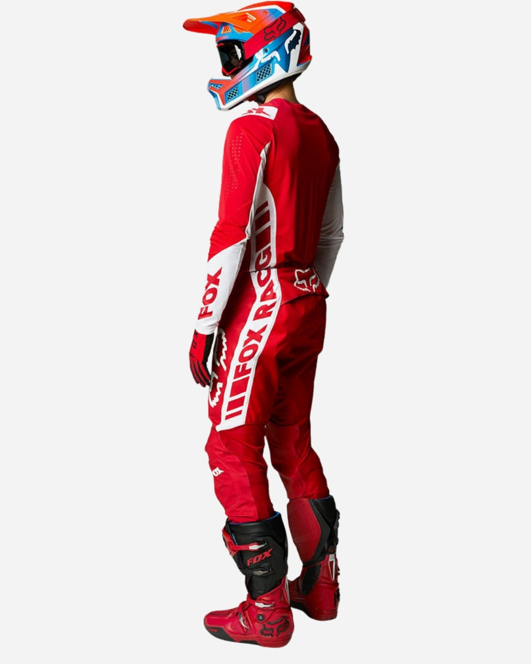 Pantaloni Fox Racing Flexair Mach One - Rosso fiamma