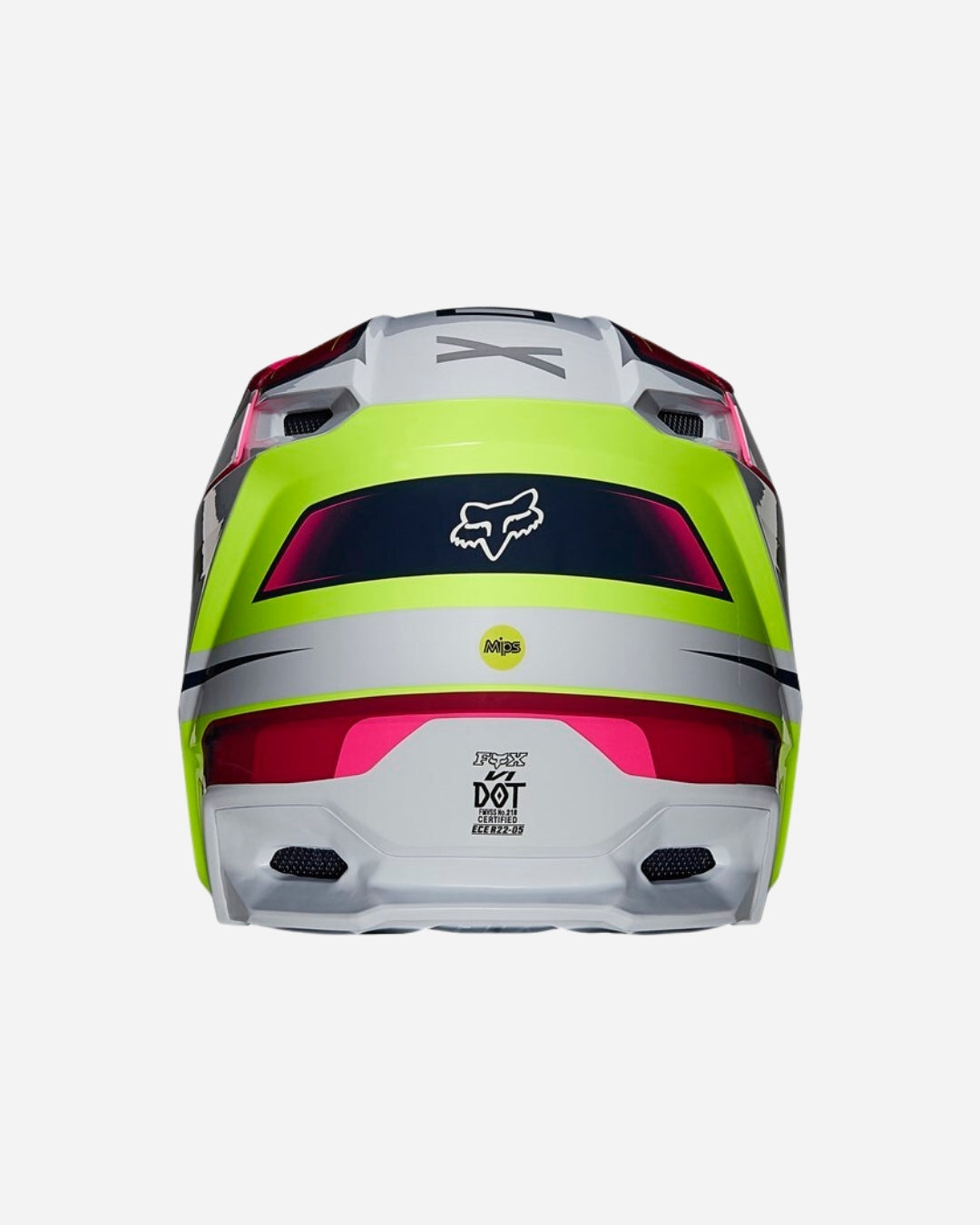 Casque Fox Racing V1 Tro - Jaune fluo