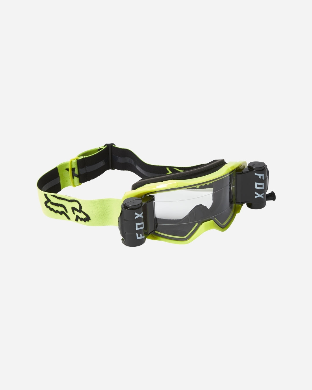 Lunettes Fox Racing Vue - Stray Roll-Off Noir/Jaune