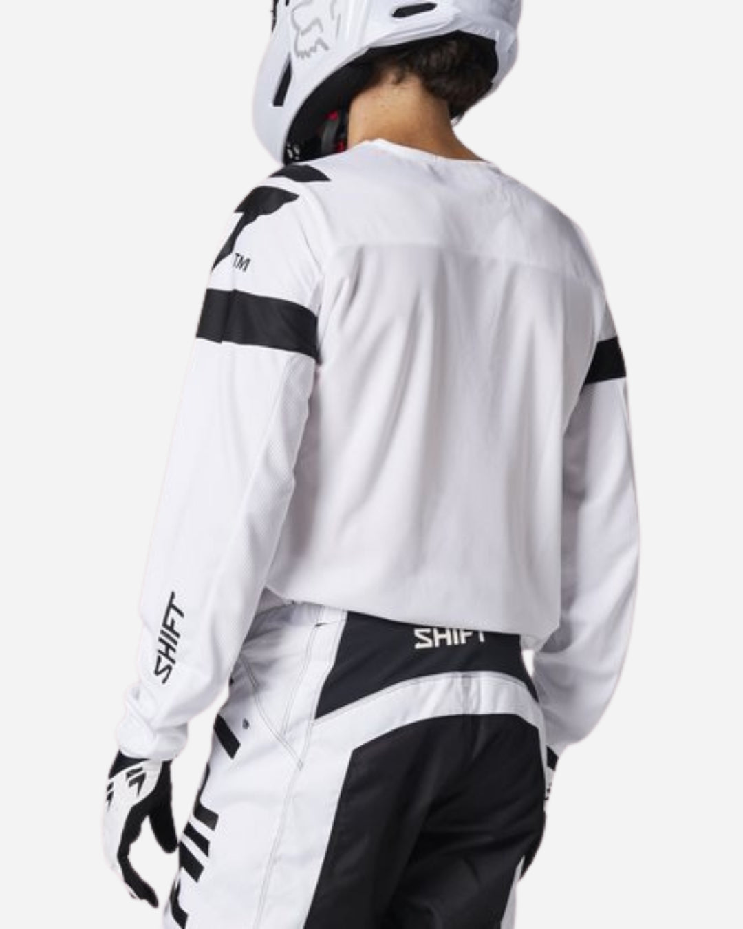 Maillot Shift Racing White Label Void - Blanc/Noir