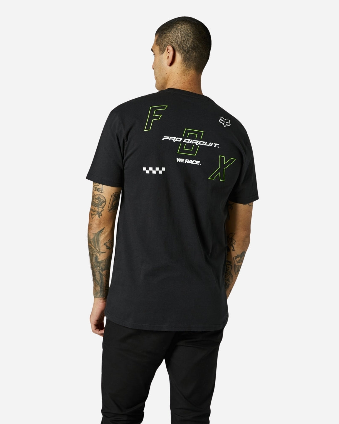 Fox Racing PC Premium Kurzarm-T-Shirt – Schwarz