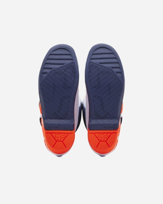 Fox Racing Comp Boots - White/Navy Blue