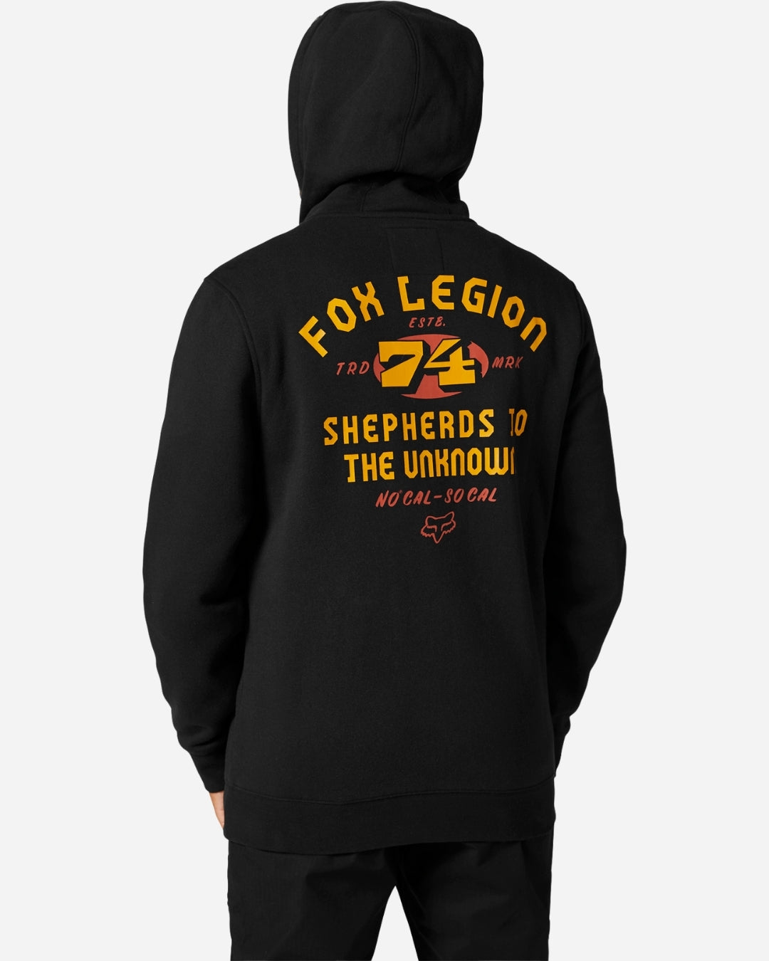 Sweat à capuche zippé Fox Racing At Bay - Noir