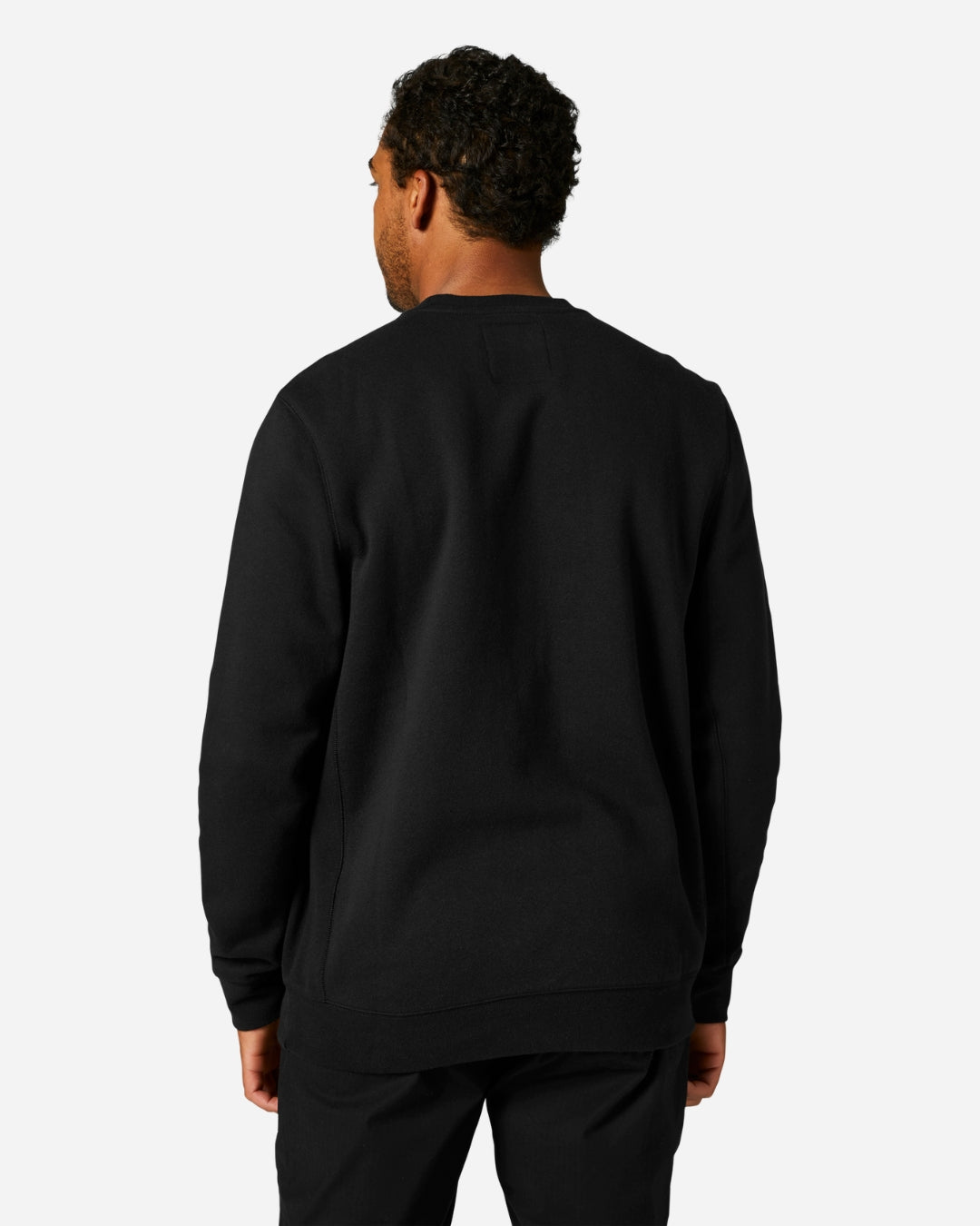 Fox Racing At Bay Crew Neck Sweatshirt - Black