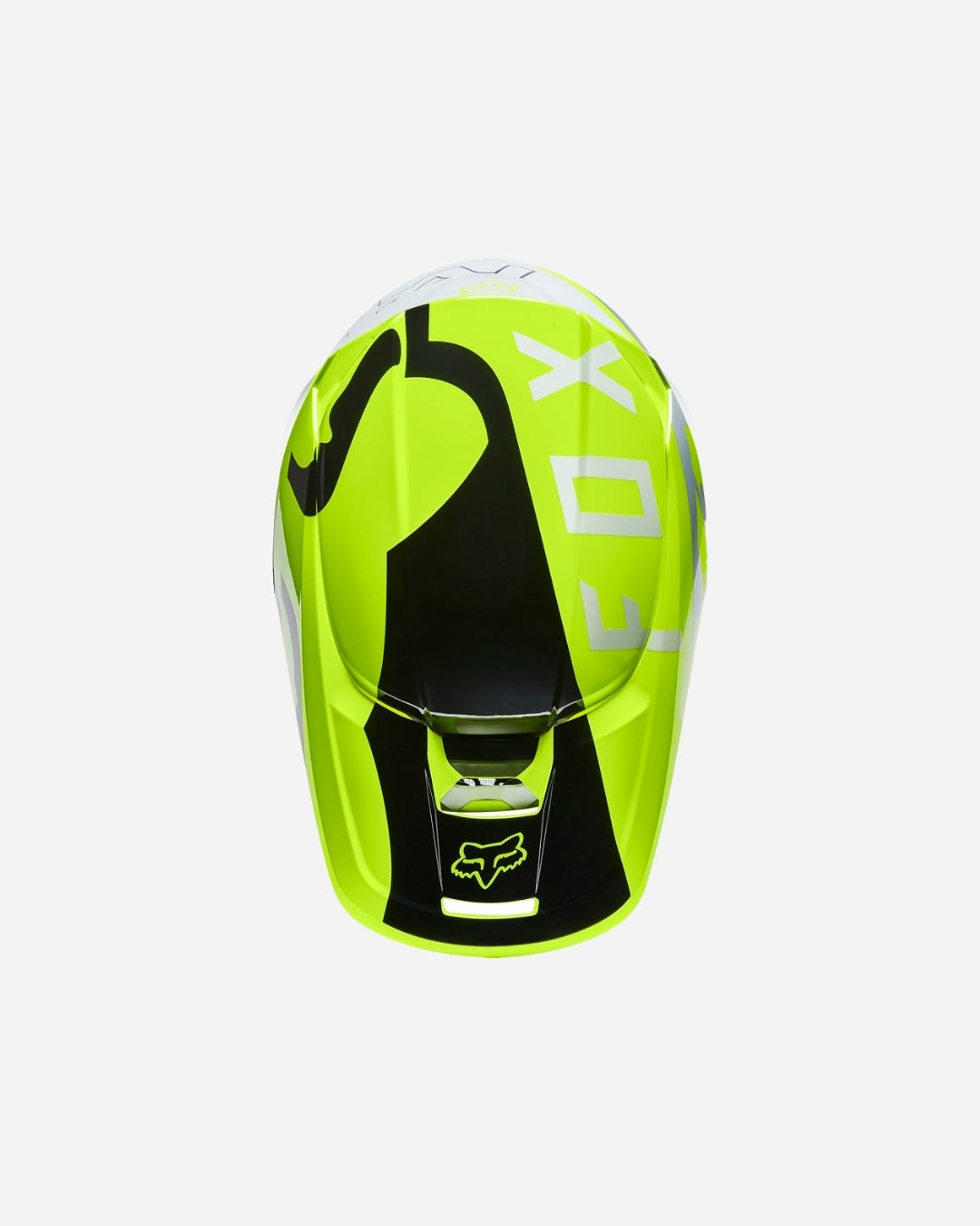 Visière Fox Racing V1 Skew - Jaune Fluo