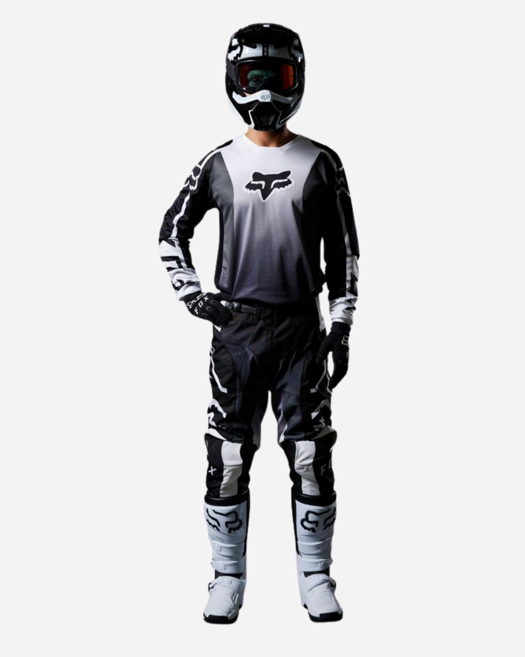 Pantalon Fox Racing 180 Leed - Noir/Blanc