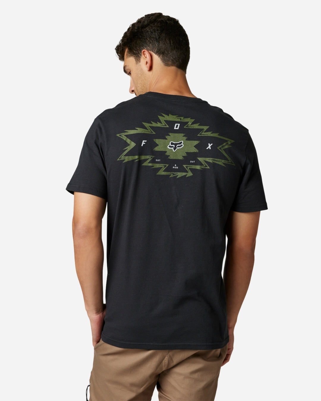 Fox Racing Full Flux Kurzarm-T-Shirt – Schwarz