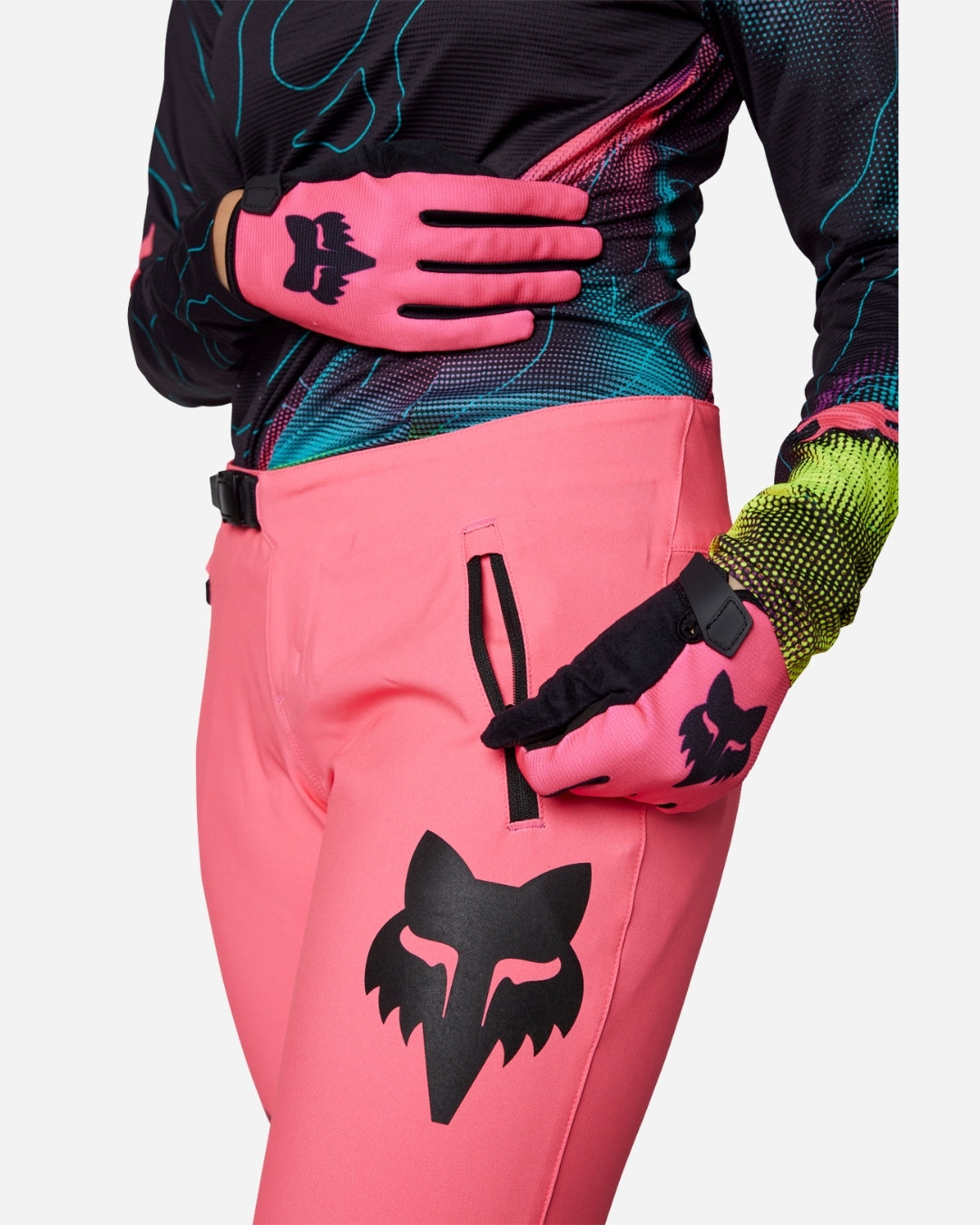 Pantalon Femme Fox Racing Flexair - Rose Lunaire