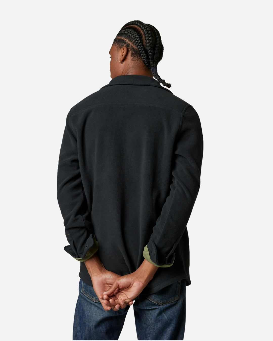 Chemise polaire tissée Fox Racing High Desert manches longues - Noir