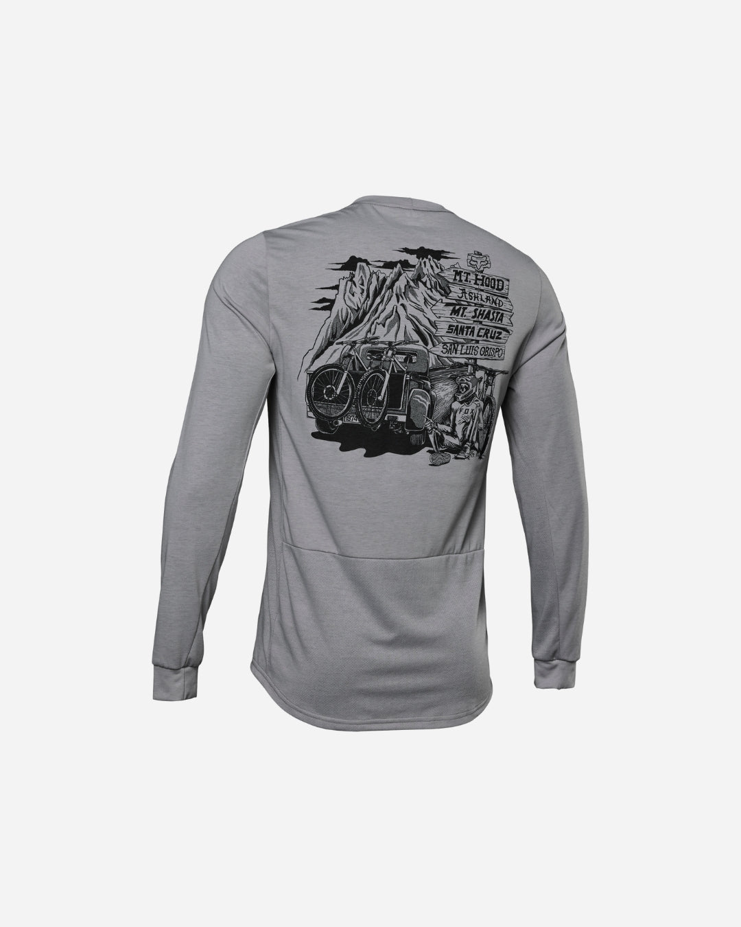 Fox Racing Ranger Drirelease Long Sleeve Jersey - Steel Grey