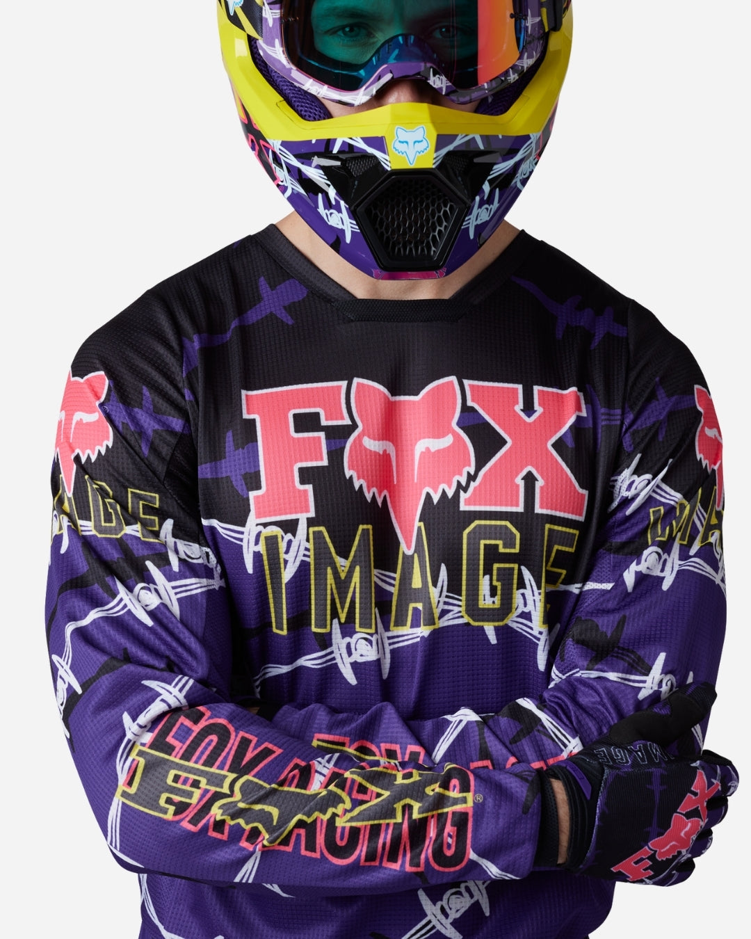 Fox Racing 180 Barbed Wire SE Jersey - Purple