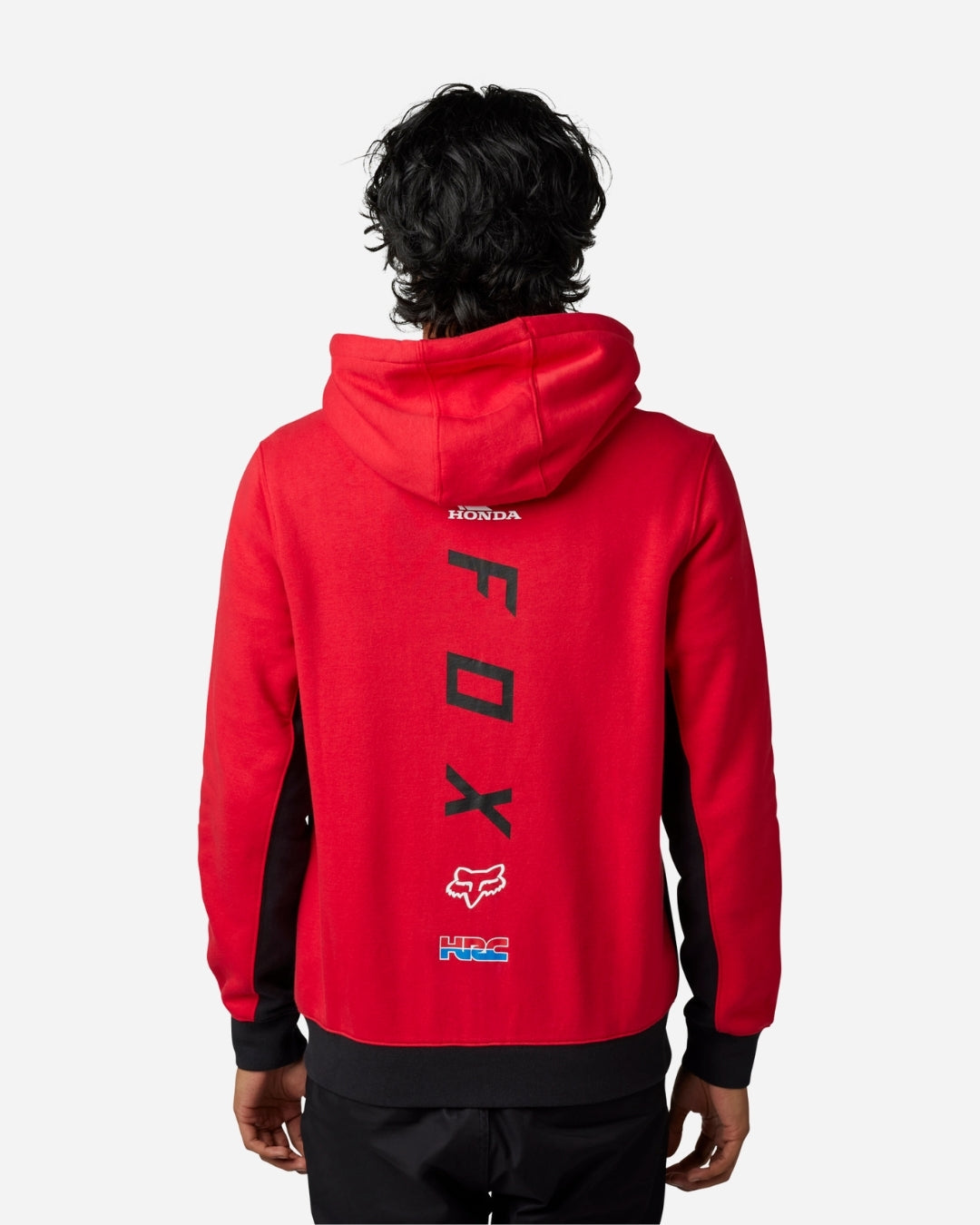 Sweat à capuche zippé Fox Racing x Honda - Rouge Flamme