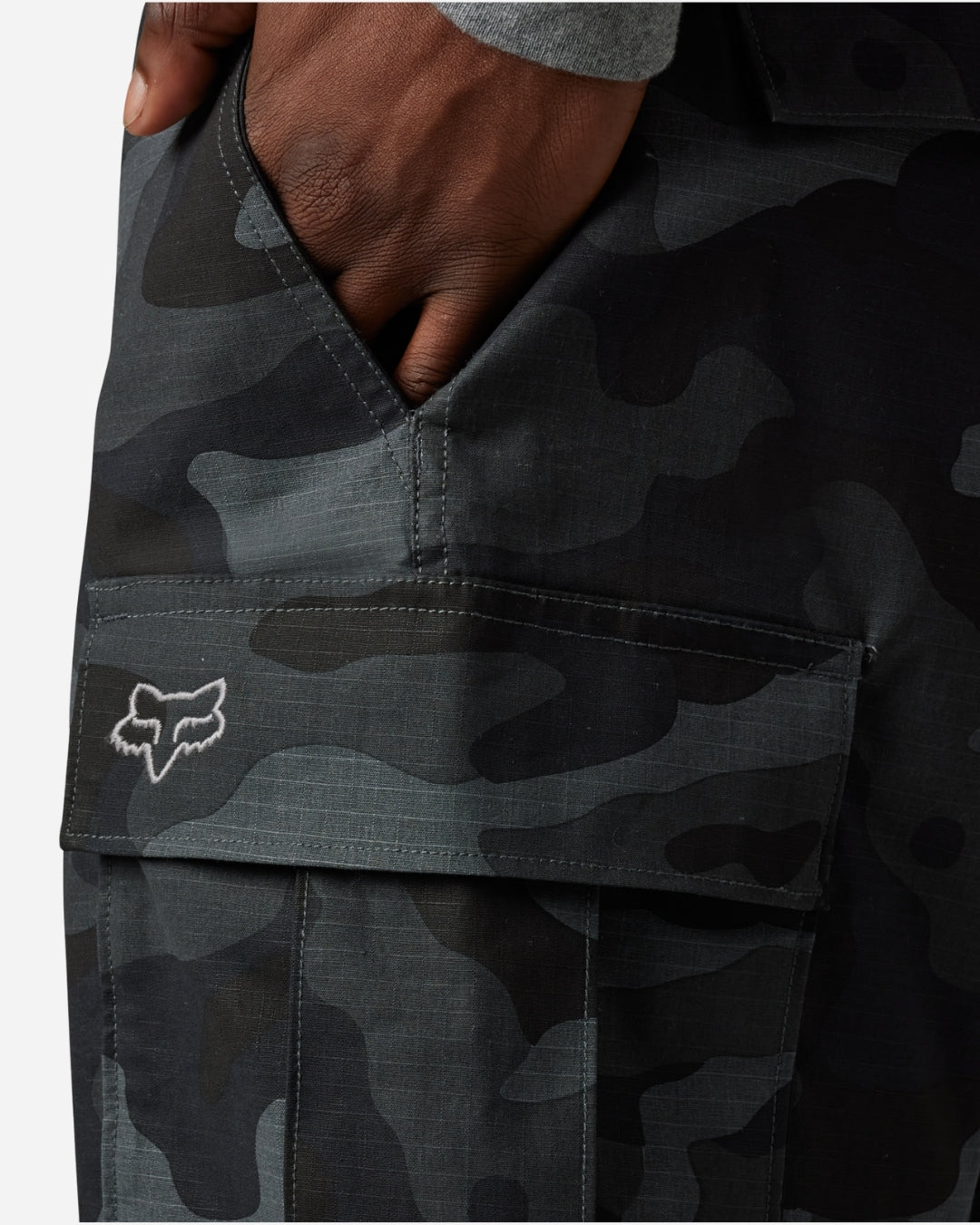 Fox Racing Slambozo Camo Shorts - Black