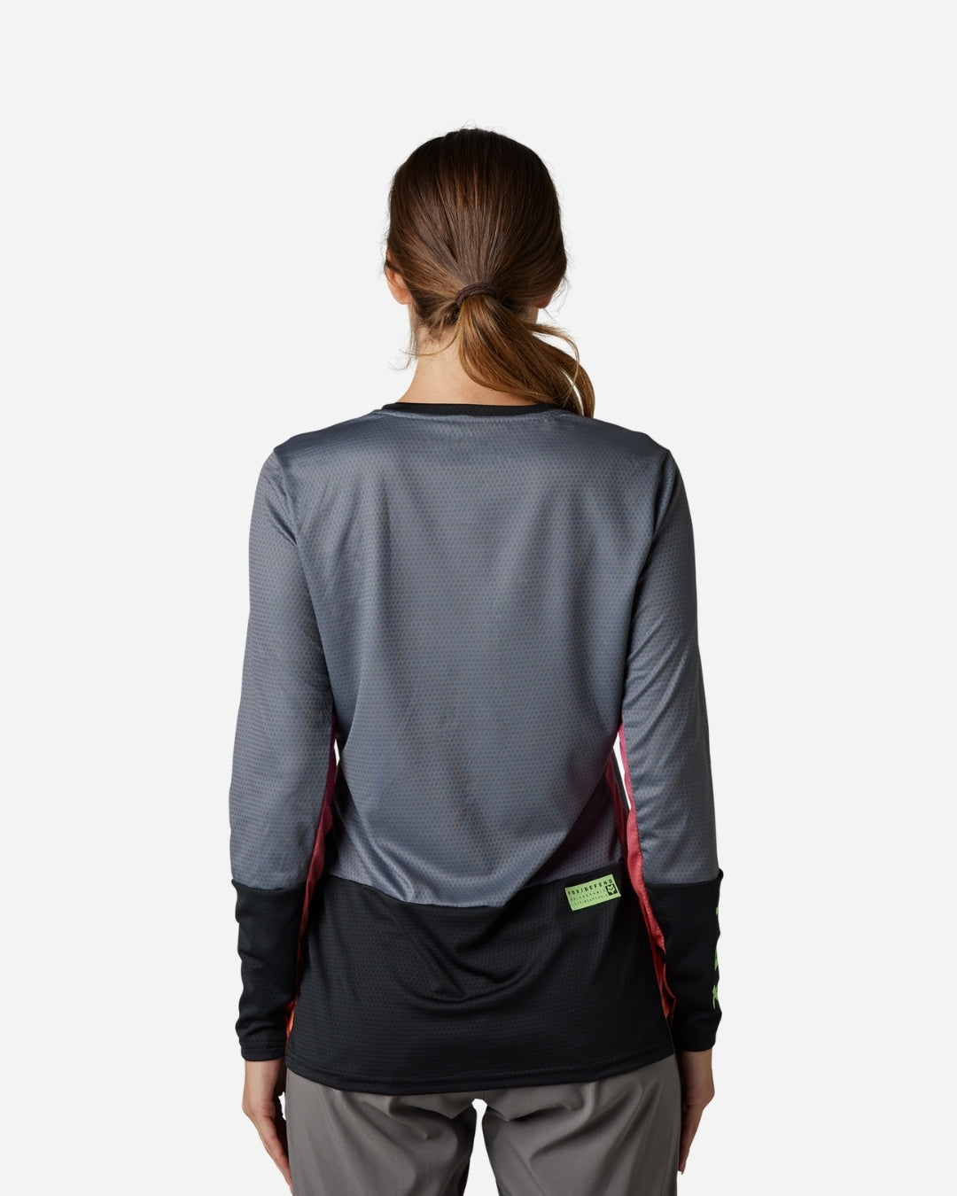 Fox Racing Defend Race Women's Long Sleeve Jersey - Pewter