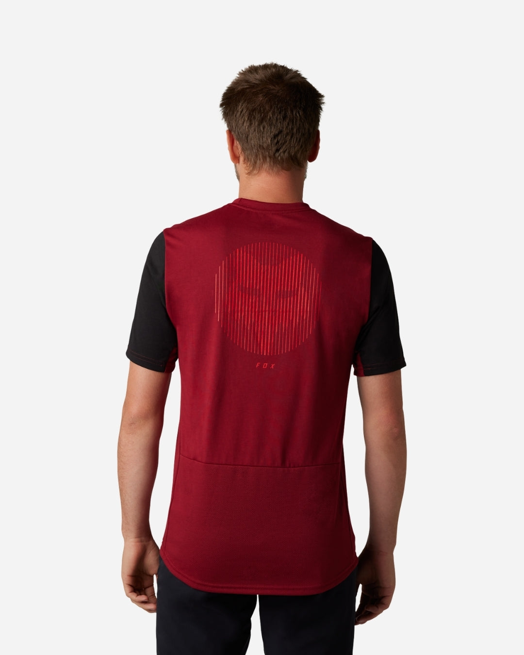 Maglia a maniche corte Fox Racing Ranger Race Drirelease - Borgogna