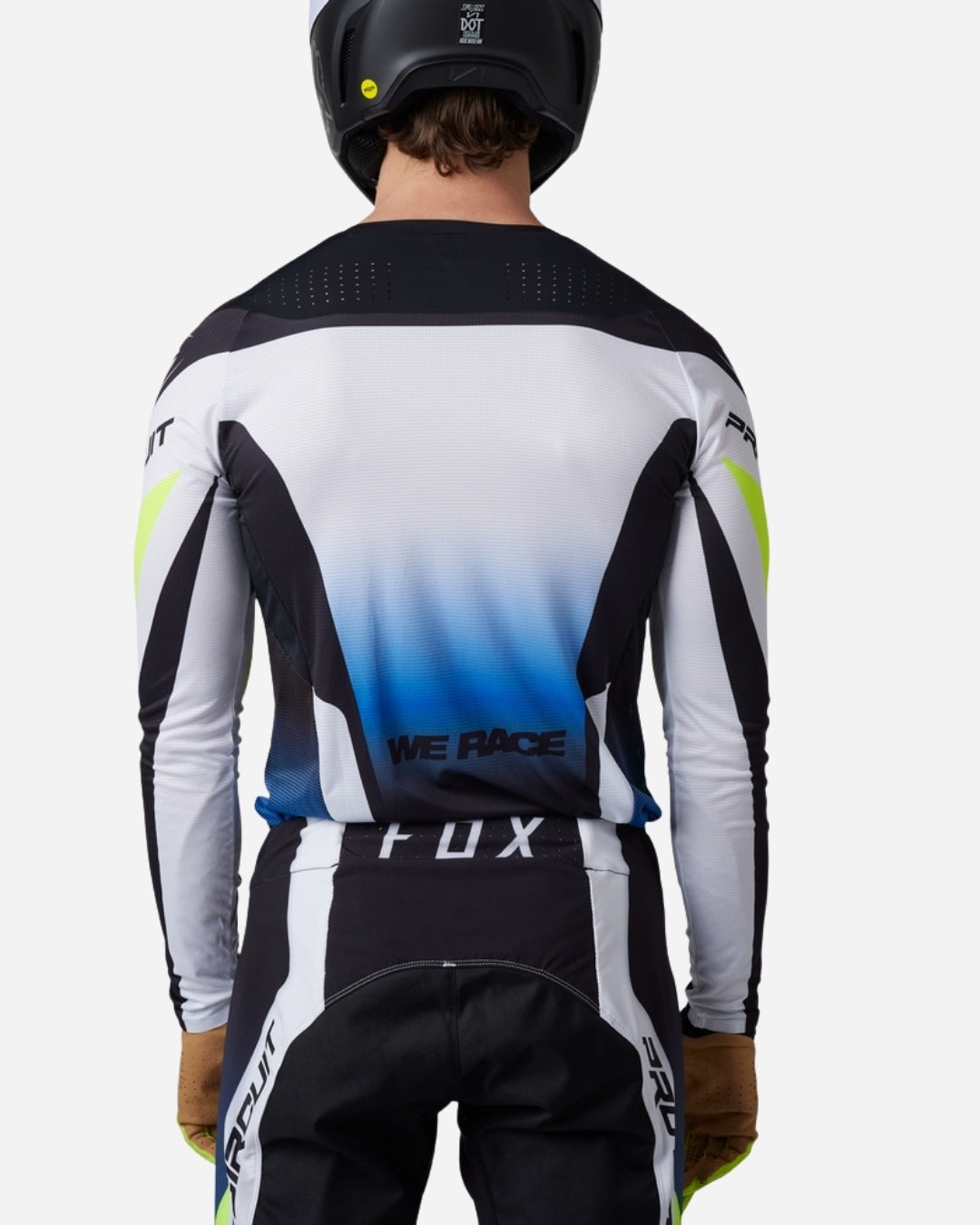 Maillot Fox Racing PC Flexair Foyl - Noir/Blanc