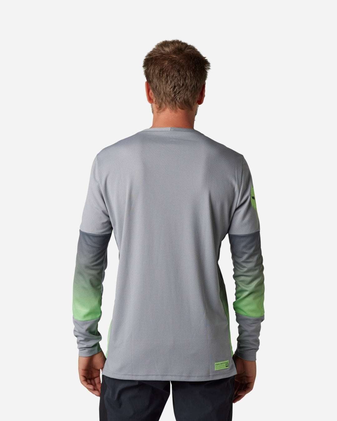 Maglia a maniche lunghe Fox Racing Defend Cekt - Grigio chiaro