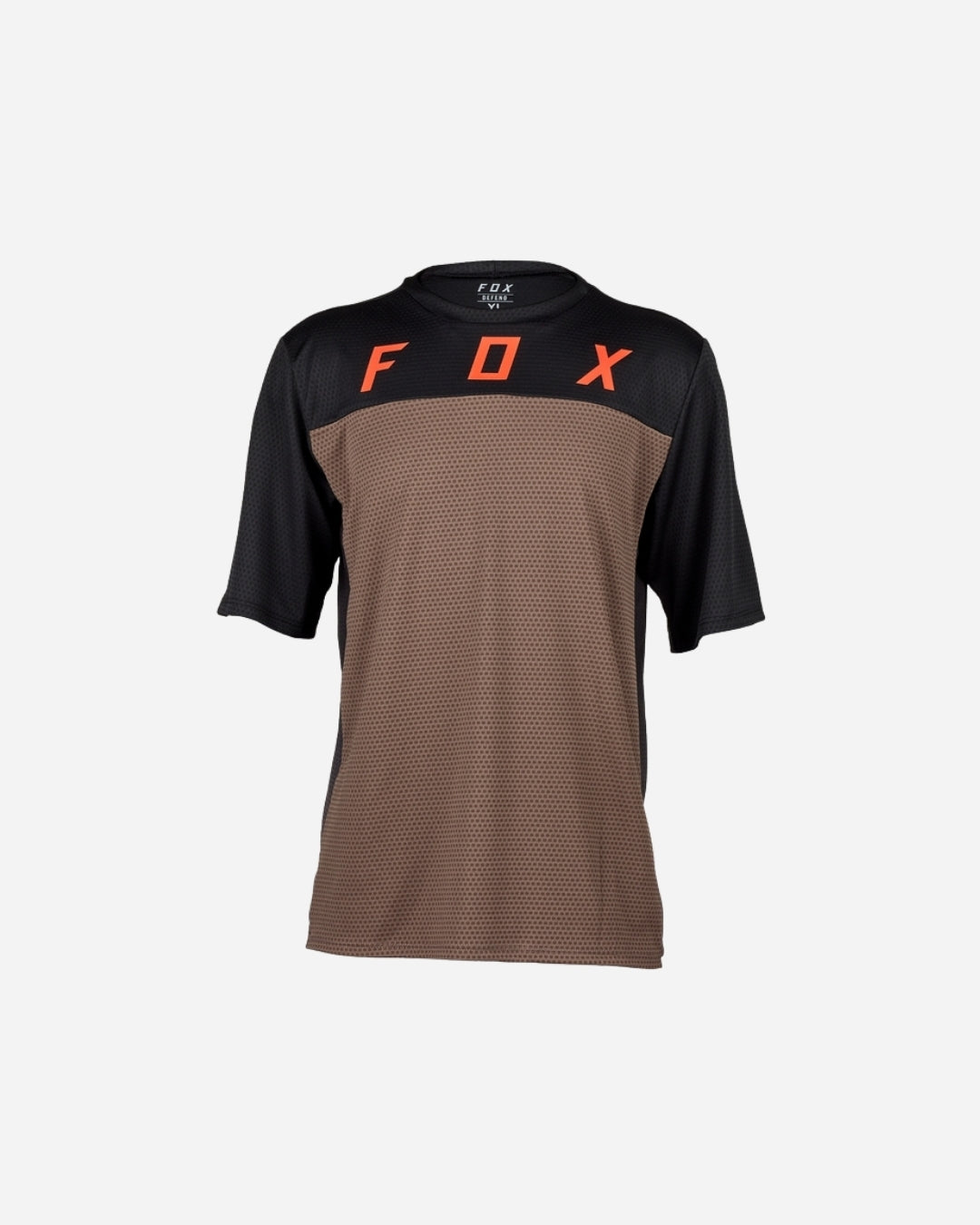 Maillot manches courtes enfant Fox Racing Defend Race - Marron (Dirt)