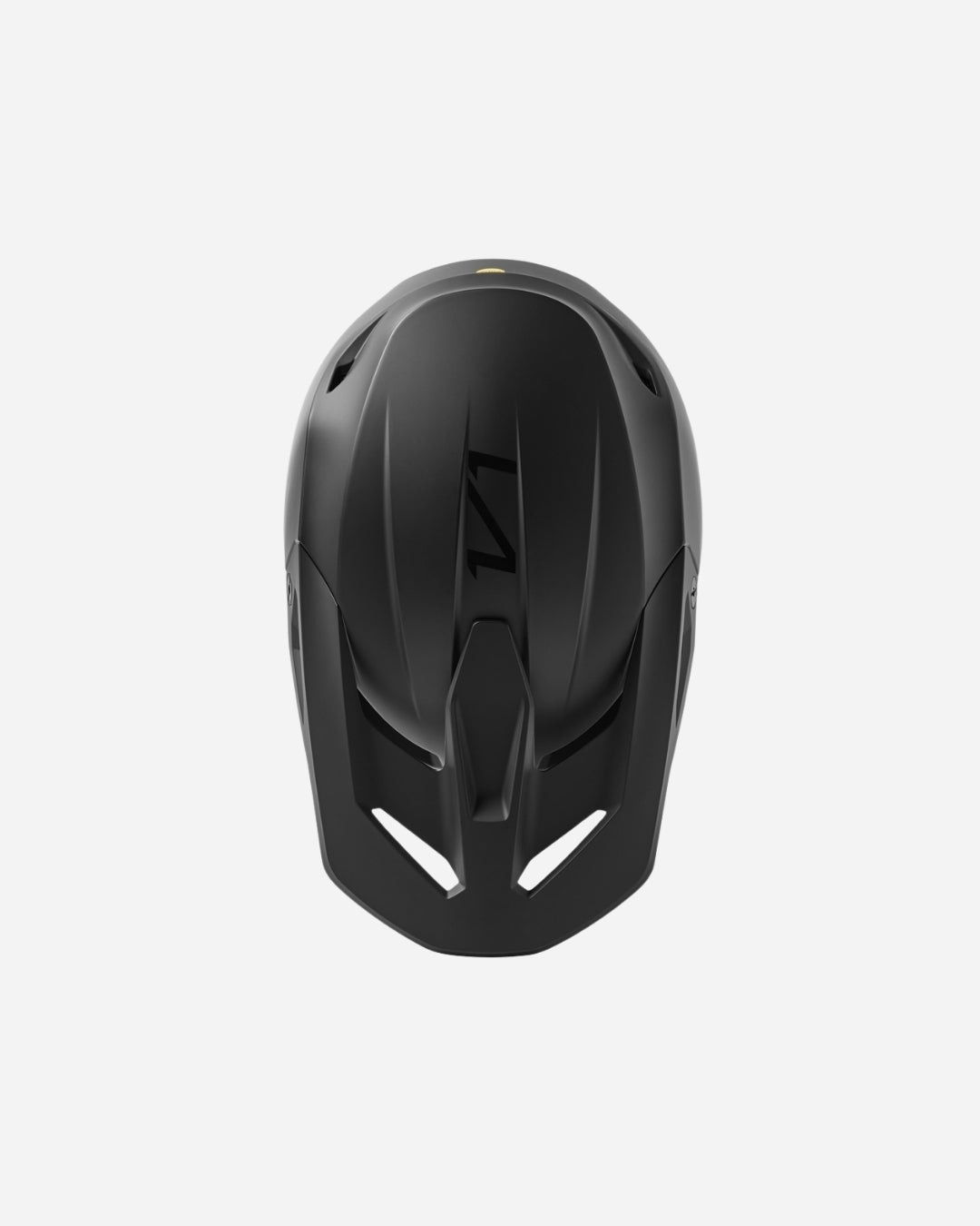 Visiera Fox Racing V1 Solid - Nero opaco