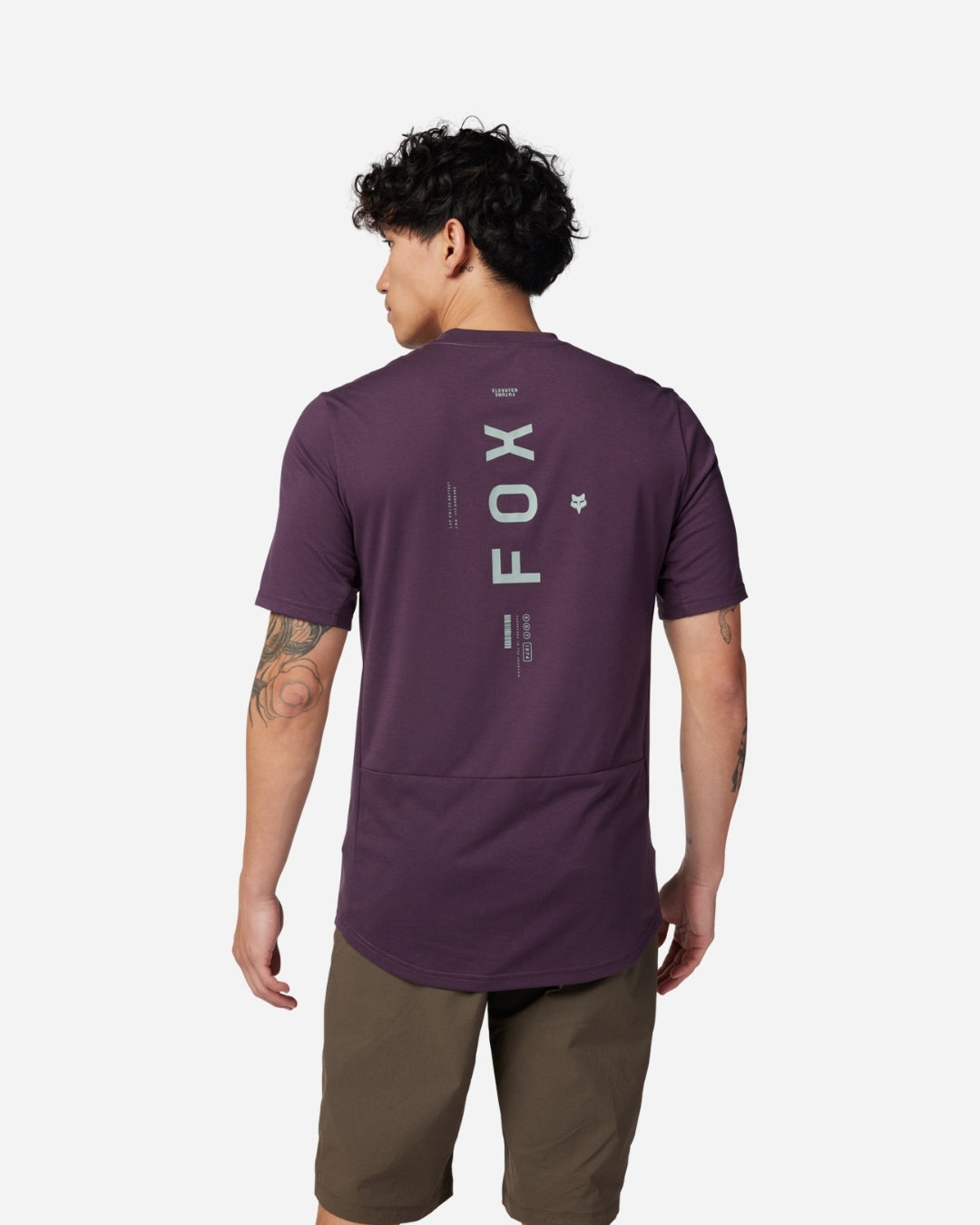 Fox Racing Ranger Drirelease Alyn Short Sleeve Jersey - Dark Purple