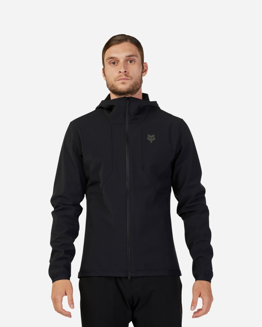 Felpa con cappuccio Fire Fox Racing Ranger - Nera